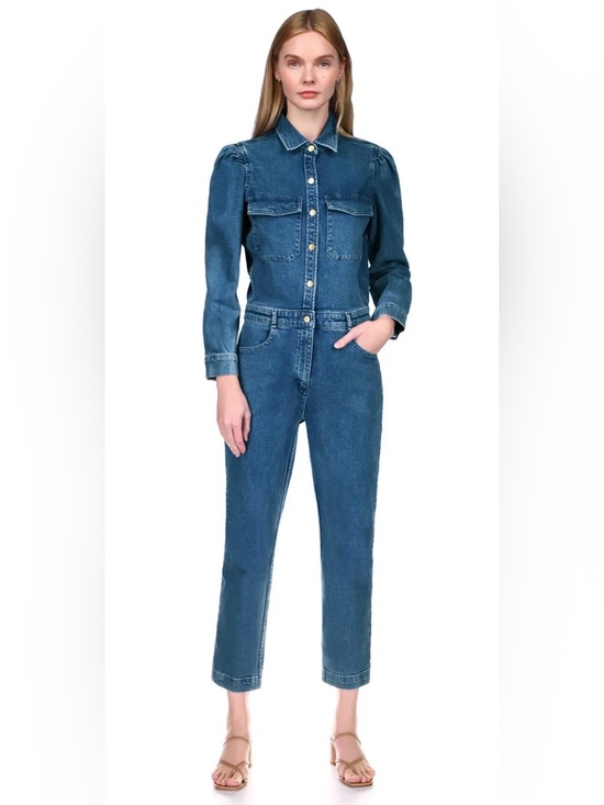 DL1961 Pants - DL1961 Freja Denim Jumpsuit – Tripoli Wash – Size Large